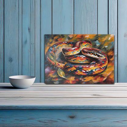 Glass cutting board - Snake 1