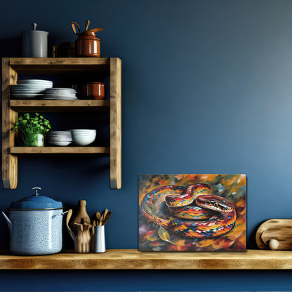 Glass cutting board - Snake 1
