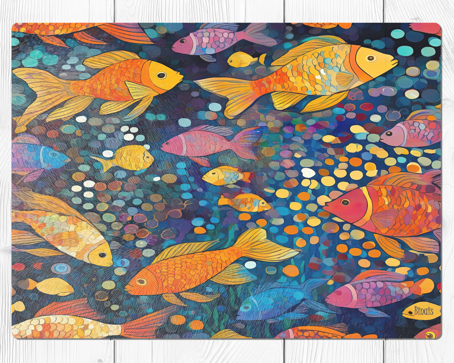 Glasschneidebrett - Fische 3