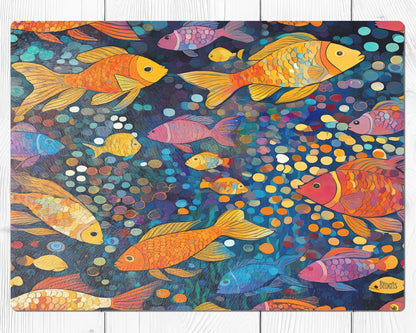 Glasschneidebrett - Fische 3