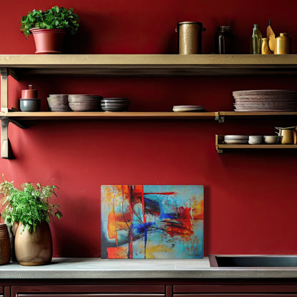 Glasschneidebrett - Abstrakt 2