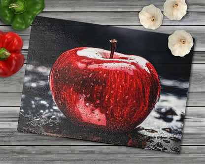 Glass Cutting Board - Apple 1 