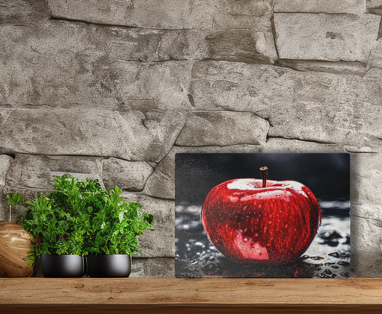 Glass Cutting Board - Apple 1 