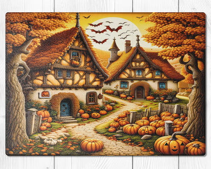 Glasschneidebrett - Halloween 1