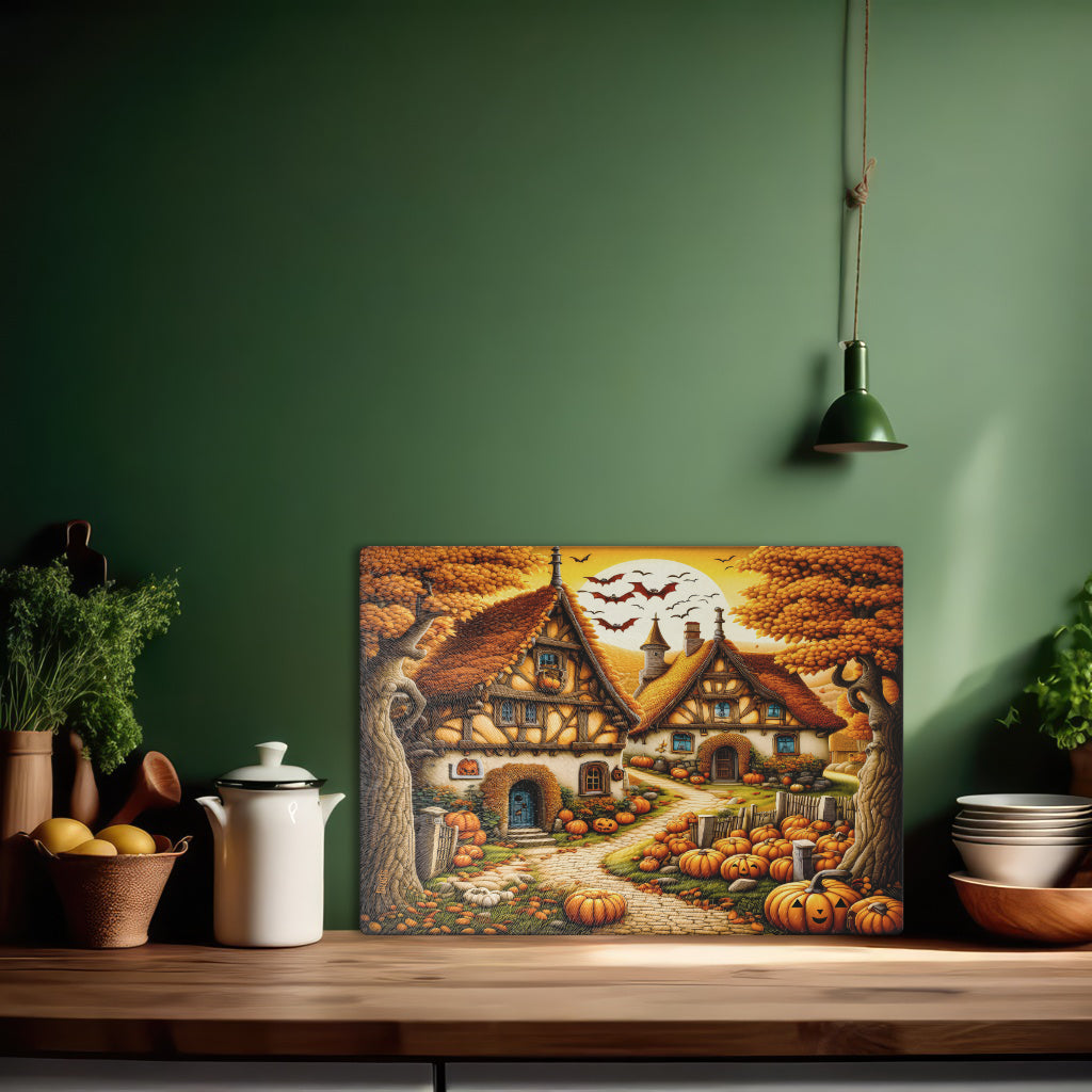 Glasschneidebrett - Halloween 1