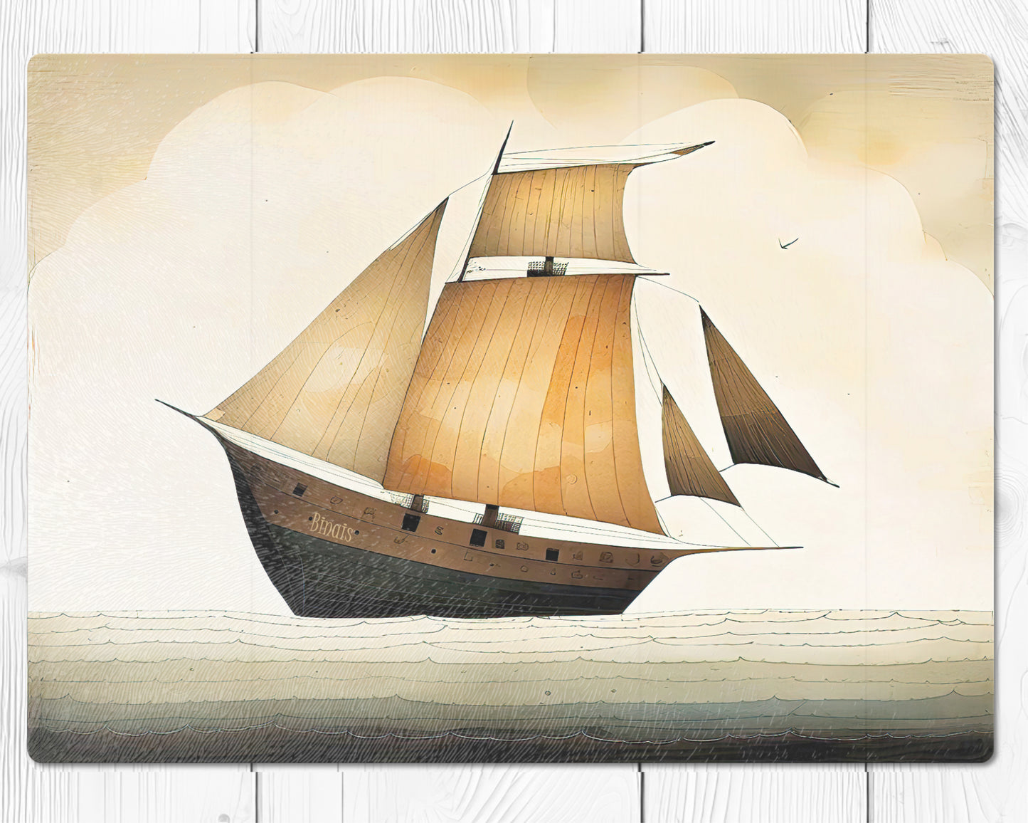 Glass cutting board - Ships 2