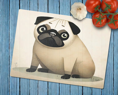 Glass cutting board - Dogs 3