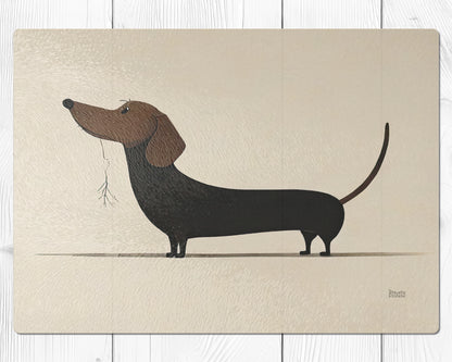 Glasschneidebrett - Hunde 1