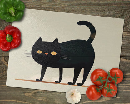 Glass cutting board - Cats 4