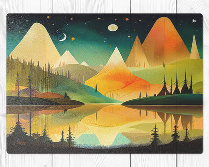 Glasschneidebrett - Landschaft 6