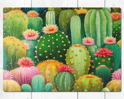 Glass cutting board - Cactus 1