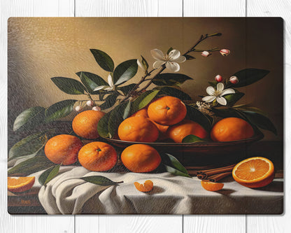 Glasschneidebrett - Orangen 3