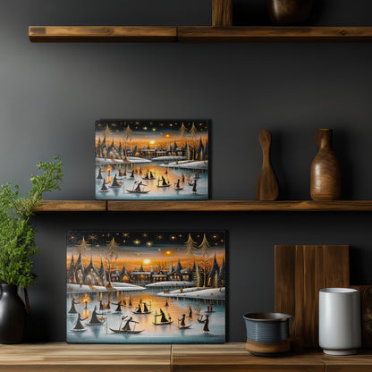 Glass cutting board - Christmas 11 