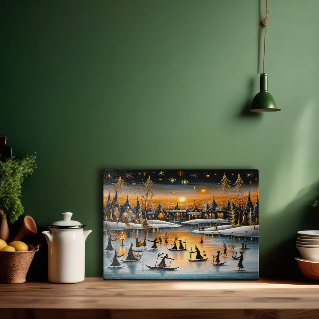 Glass cutting board - Christmas 11 