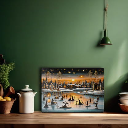 Glass cutting board - Christmas 11 