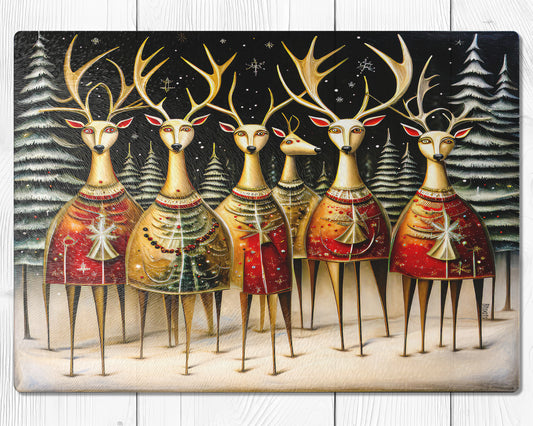 Glass cutting board - Christmas 10 
