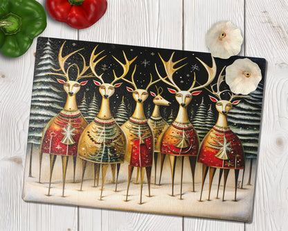 Glasschneidebrett - Weihnachten 10