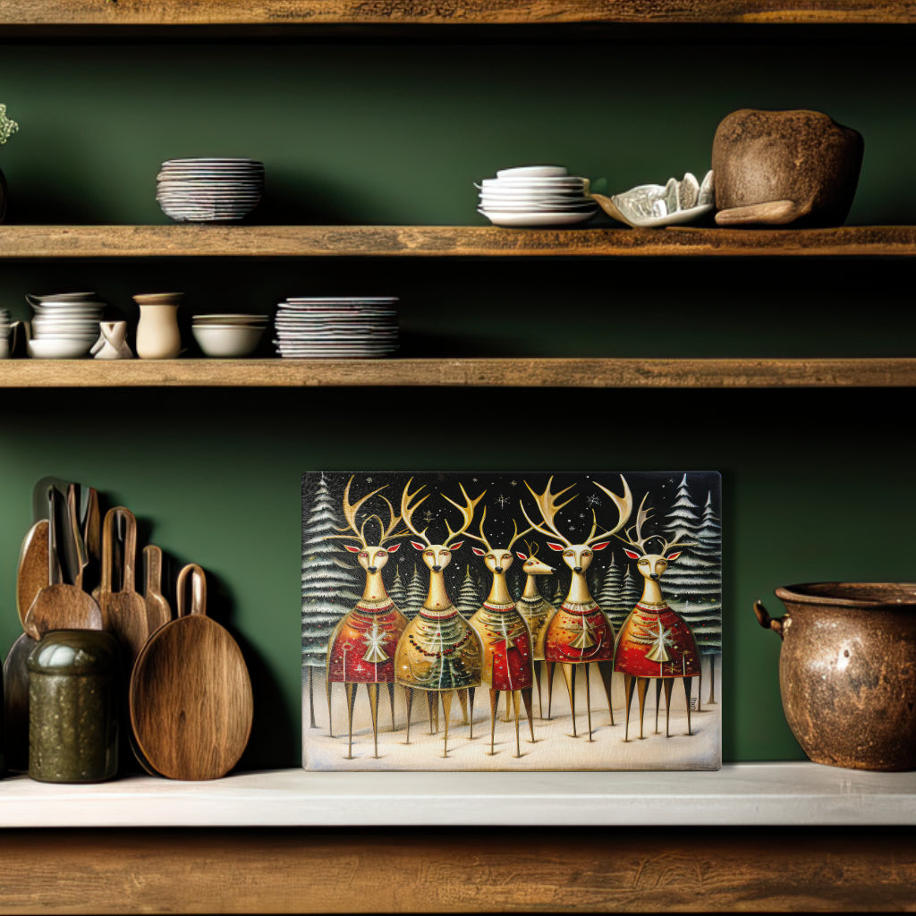 Glasschneidebrett - Weihnachten 10