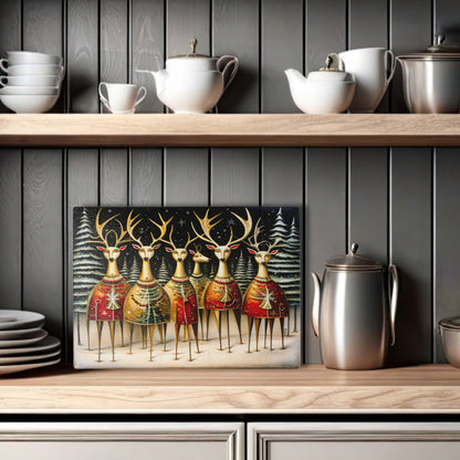 Glasschneidebrett - Weihnachten 10