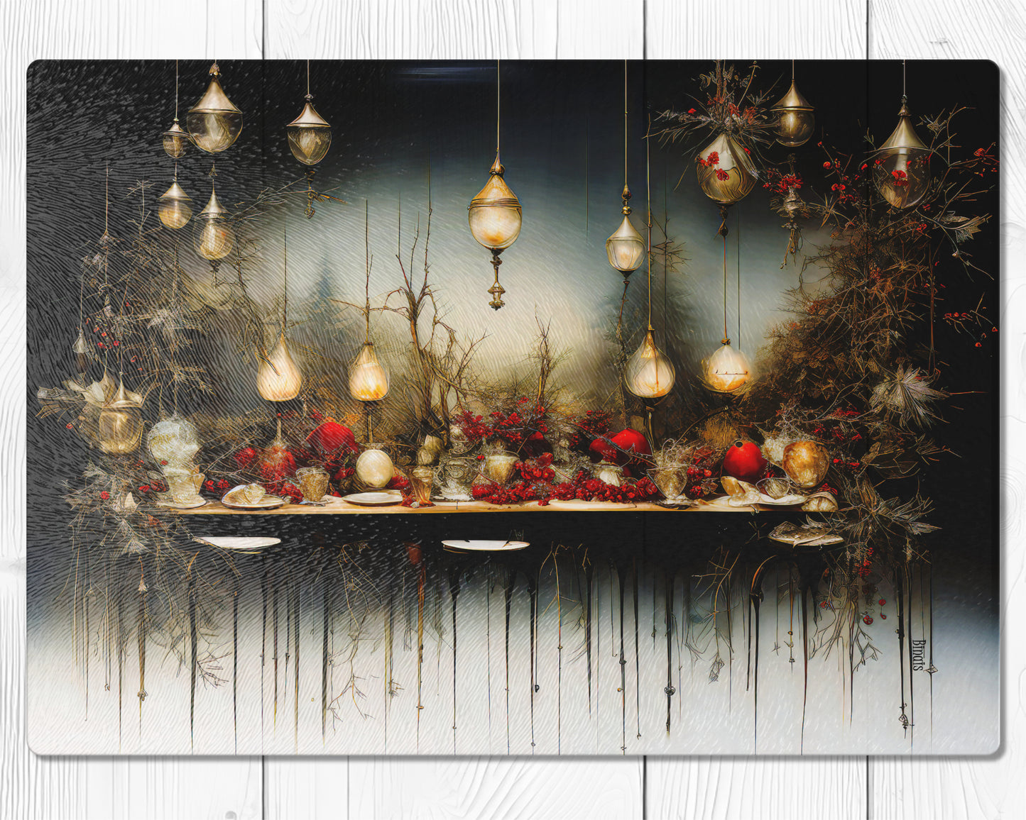 Glasschneidebrett - Weihnachten 7