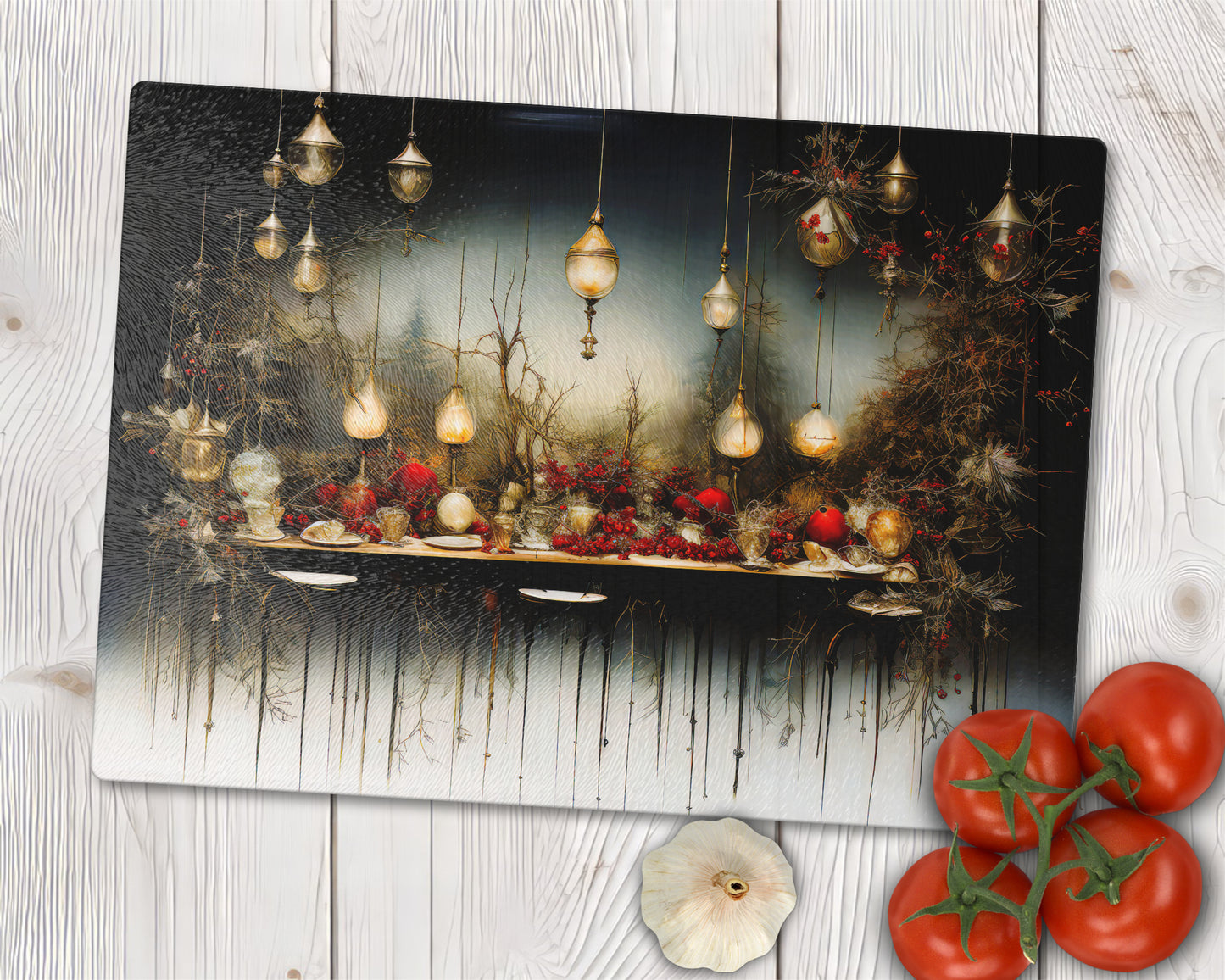 Glasschneidebrett - Weihnachten 7