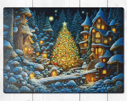 Glass cutting board - Christmas 4 