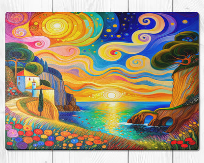 Glasschneidebrett - Landschaft 13