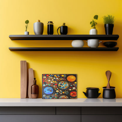 Glasschneidebrett - Kreise 8