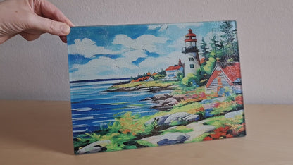 Glasschneidebrett - Landschaft 17