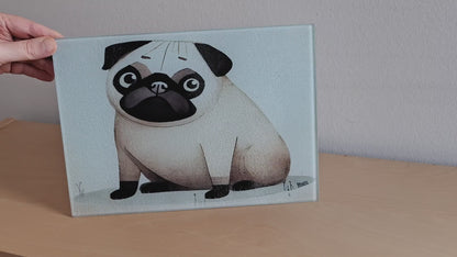 Glass cutting board - Dogs 3