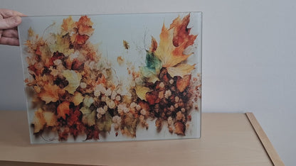 Glass cutting board - Autumn 2 
