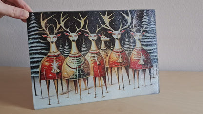 Glasschneidebrett - Weihnachten 10