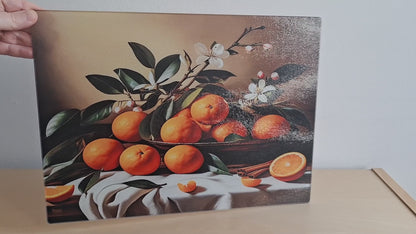 Glasschneidebrett - Orangen 3