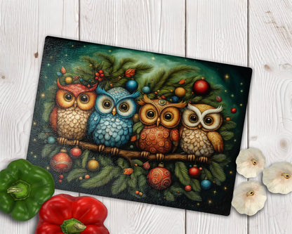 Glass cutting board - Christmas 6 
